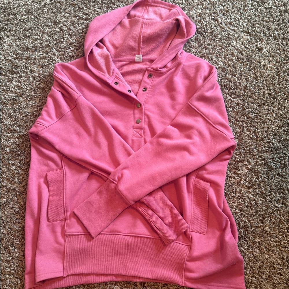 Women's Pink Hoodie Sweater